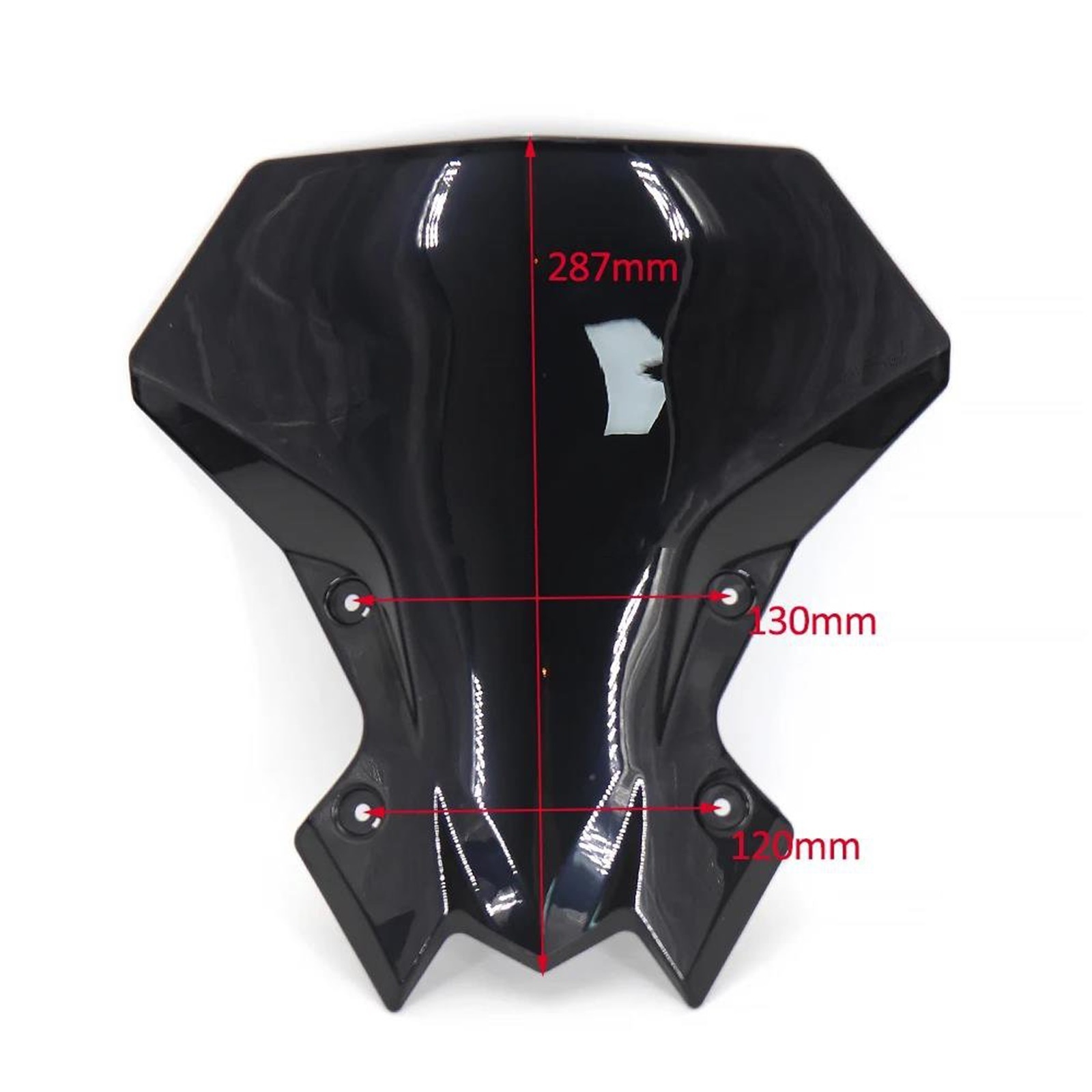 Suitable for Kawasaki Z900 New Model 20-24, Modified Height-Increasing Competitive Front Windshield, Height-Increasing Wind Deflector