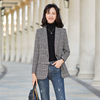 Plaid jacket 2021 new pattern spring and autumn Korean Edition leisure time jacket fashion Self cultivation Show thin Blazer