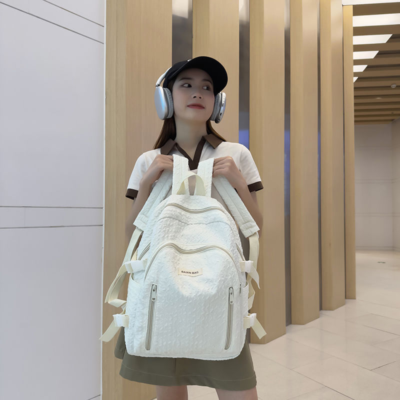学院风韩版旅行初高中背包大学生休清新闲可爱多巴胺轻便旅游中学|undefined