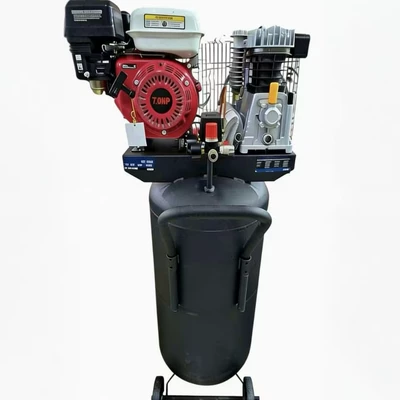 Jianbao 2065-100L 7Hp Vertical Tank Gasoline Driven Air Compressor Auto Repair Spray Paint High Pressure Mobile