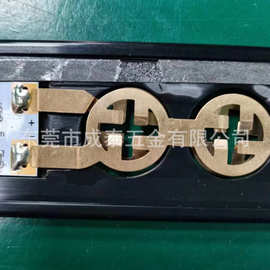 门槛条电极弹片冲压件五金电池弹片正负极连接片导电铜片插片冲压
