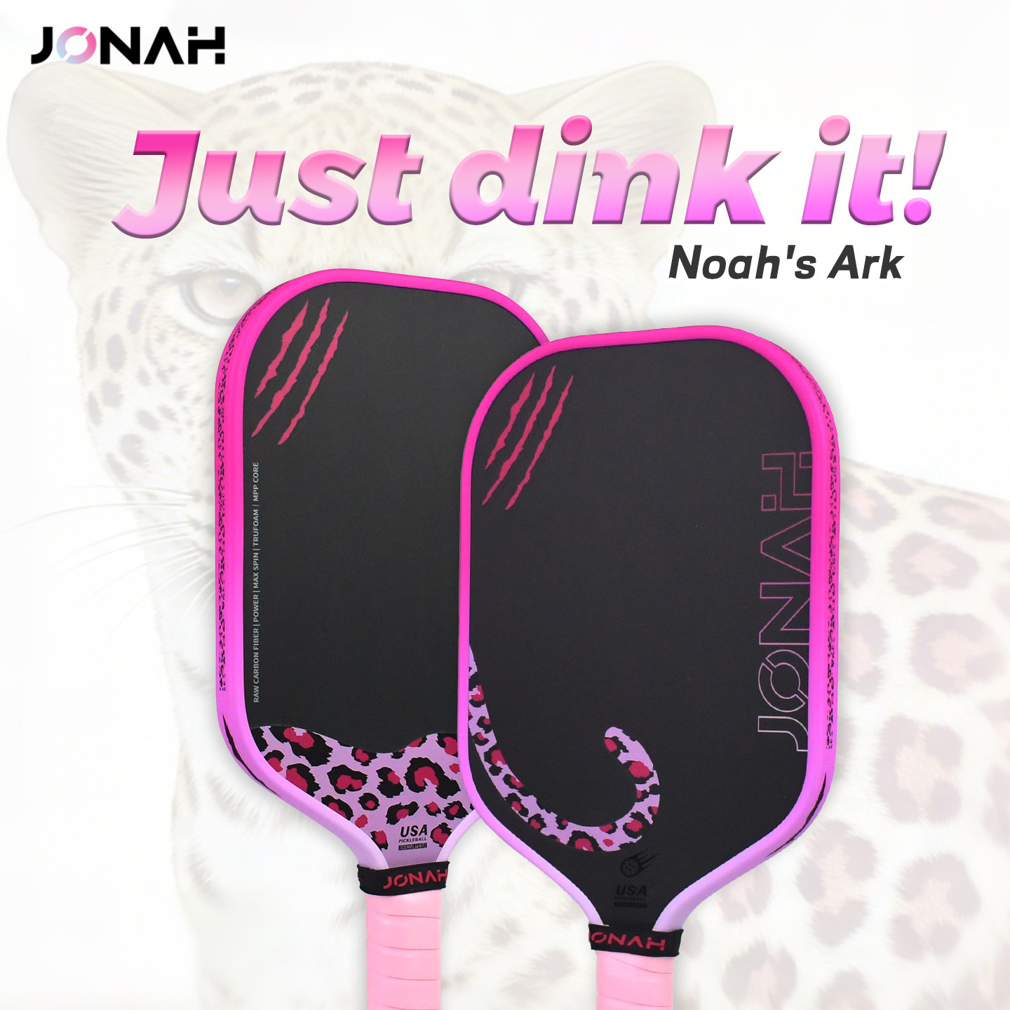 JONAH 5th Generation EPP Pickleball Racket T700 Carbon Fiber Textured Matte EVA+Foam Professional Competition Grade