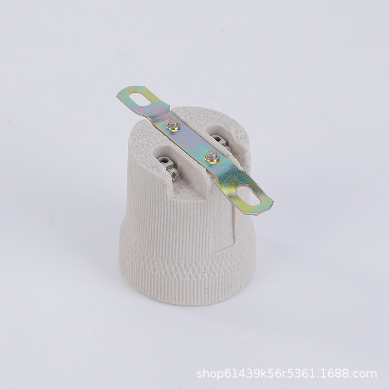 E27 lámpara de cerámica resistente a altas temperaturas conector de lámpara de lámpara accesorios de lámpara de lámpara conector de lámpara de lámpara tipo conector de lámpara de lámpara