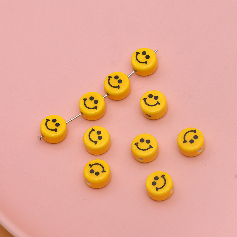 1 Piece Cute Smiley Face Ceramics Jewelry Accessories display picture 9