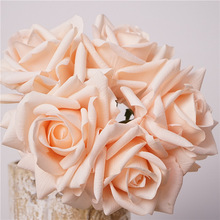 仿真手感保湿玫瑰花婚庆新娘手捧花家居装饰餐桌花艺diy材料玫瑰
