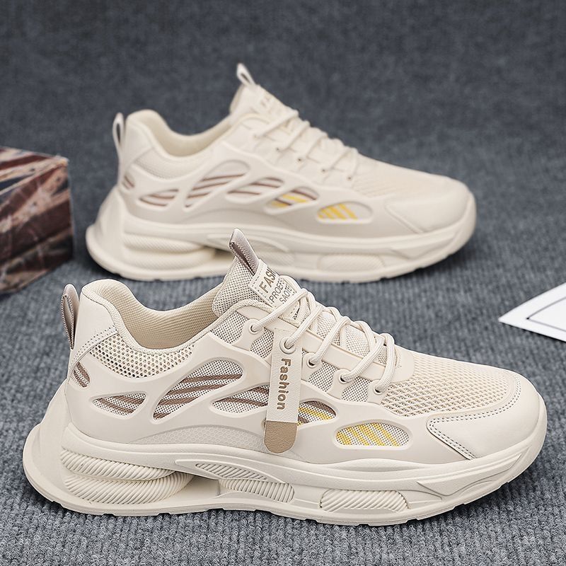 Spring Men's Shoes New Breathable Mesh Shoes Men's Korean Style Versatile Thick-Soled Sports Shoes Casual Running Dad Shoes Spring Men's Shoes New Breathable Mesh Shoes Men's Korean Style Versatile Thick-Soled Sports Shoes Casual Running Dad Shoes