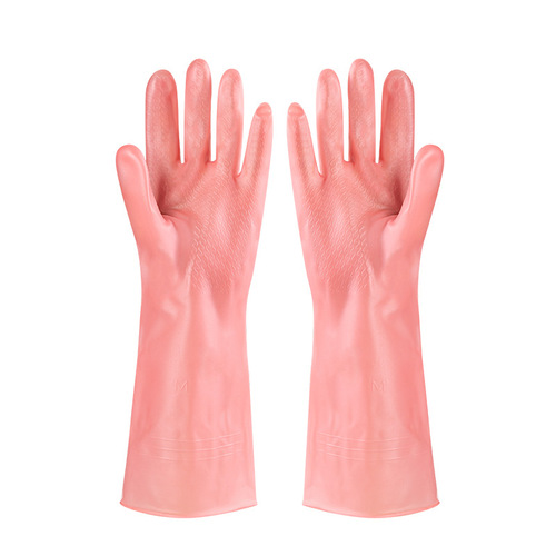 Revitalize housework gloves dishwashing gloves kitchen vegetable washing gloves thickened multi-color housework cleaning leather gloves home gloves