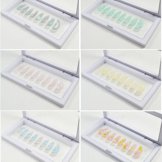 colour shell Macromolecule Guzheng nail major play adult children Cambered Guzheng nail wholesale
