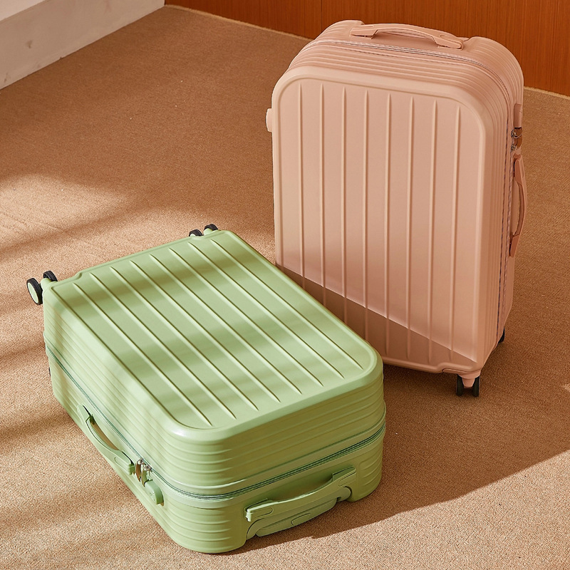 Maleta Maleta trolley nuevo para hombres y mujeres, maleta, rueda universal silenciosa para estudiantes, contraseña de 24 pulgadas, maleta de cuero de embarque 32