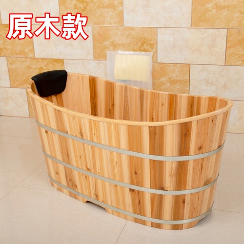 Beauty salon bathing wooden tub adult wooden bathtub home full body sweat fumigation sauna barrel wholesale