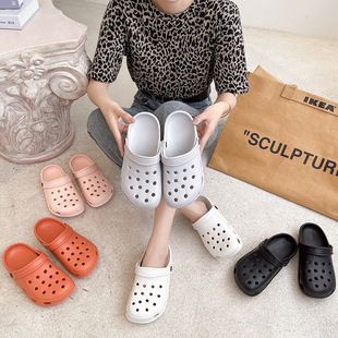 Summer Cave Shoes Women's Outwear Fashion Beach Sandals Women's Baotou Slippers Non-slip Ins Soft Sole 2024 New