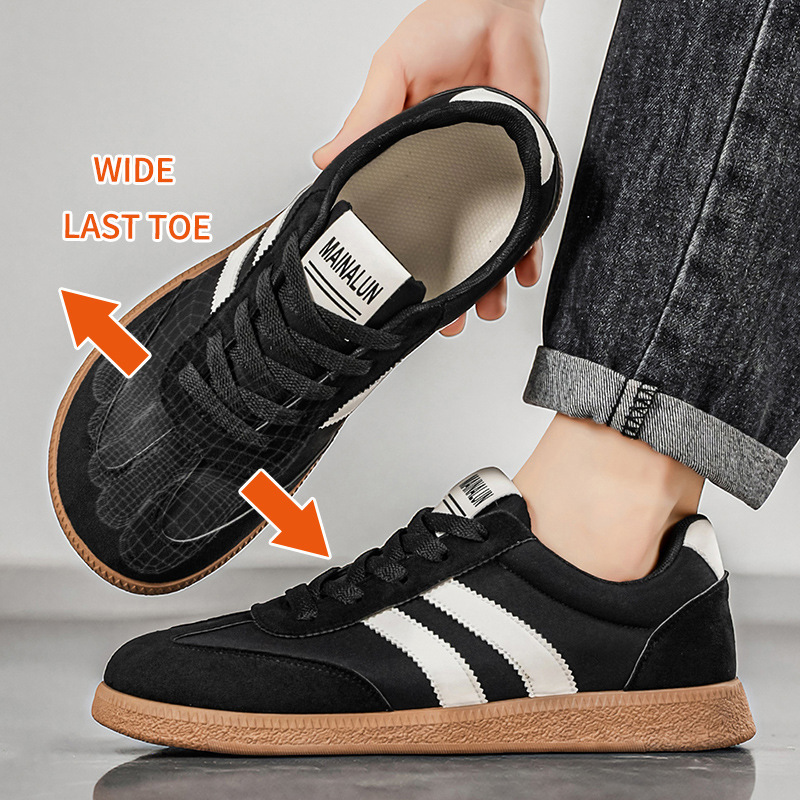 Summer Large Size Men's Shoes, Wide Fit Casual Sneakers, Versatile Trendy German Training Shoes, Big Toe Shoes Summer Large Size Men's Shoes, Wide Fit Casual Sneakers, Versatile Trendy German Training Shoes, Big Toe Shoes