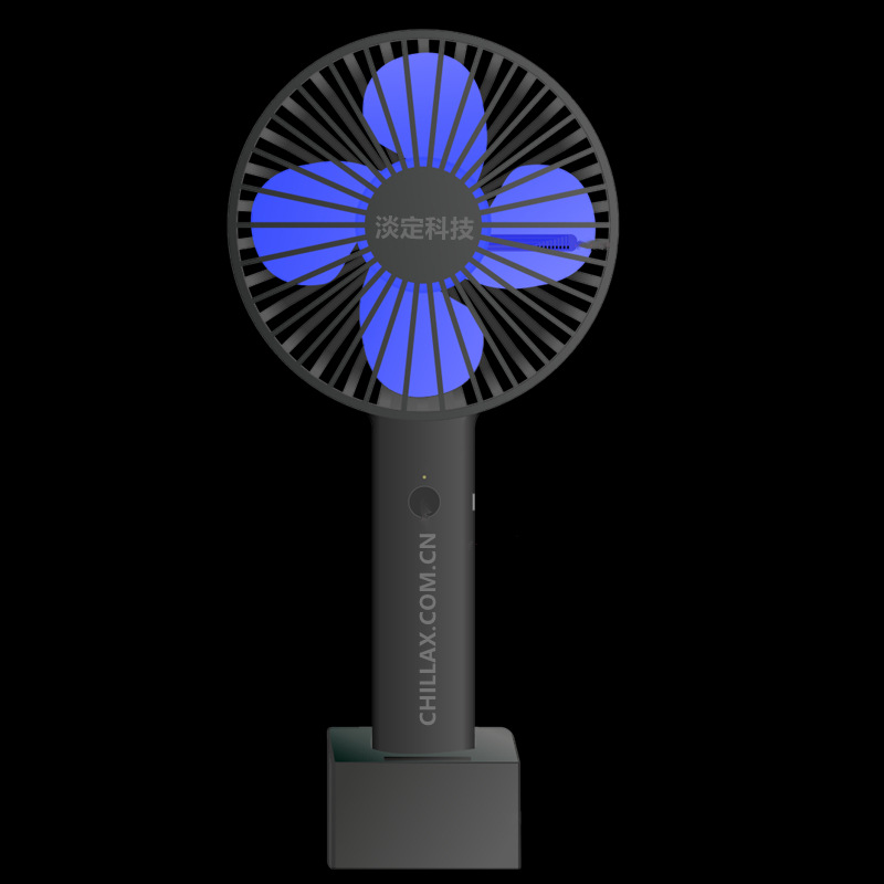 Internet celebridad DIY flash ventilador LED luz USB carga luminosa pantalla pequeño ventilador eléctrico regalo creativo publicidad regalo