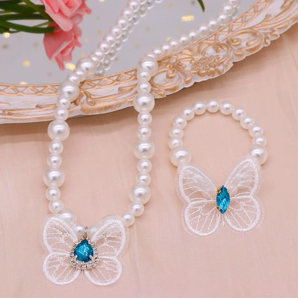 Bracelet, necklace, set