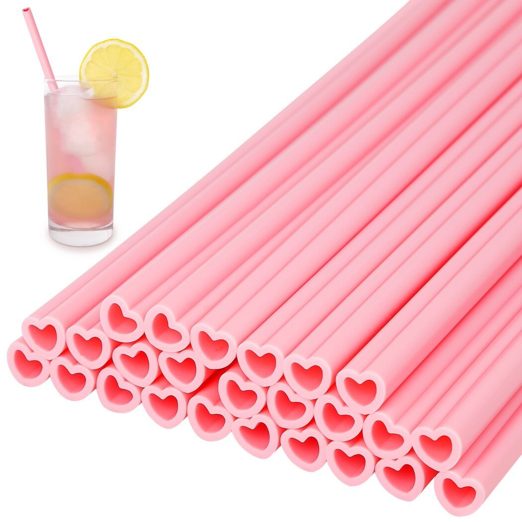 Fuchsia straw