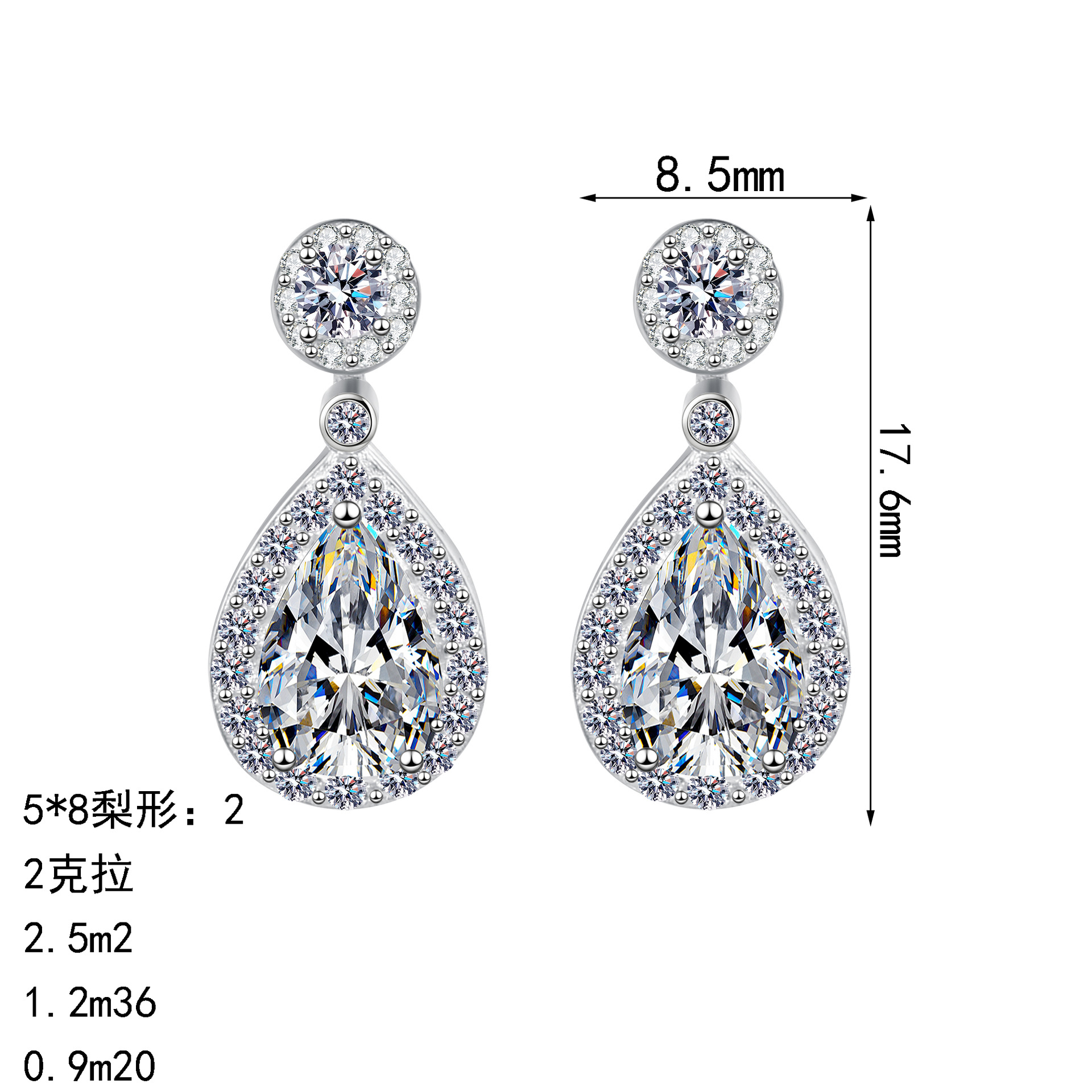 Argolas em prata de lei com moissanite d e design de gota_voghion.com