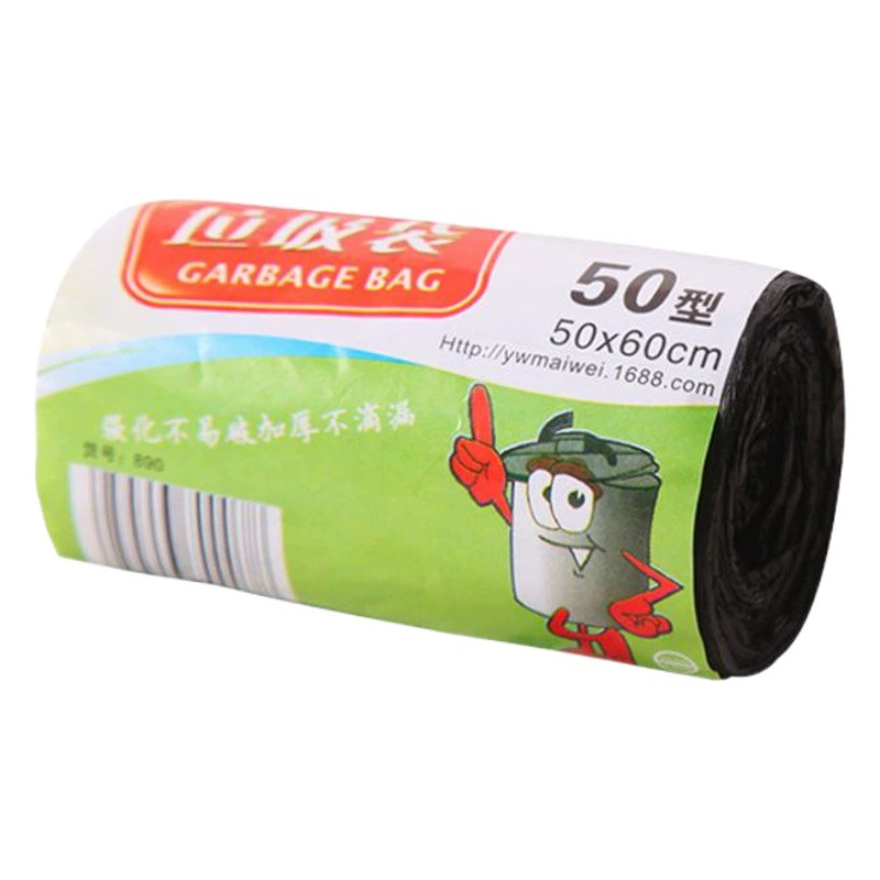 Одиночный утолщенный рулонный мешок для мусора, кухонный мешок для мусора, многоцелевой мешок для мусора оптом