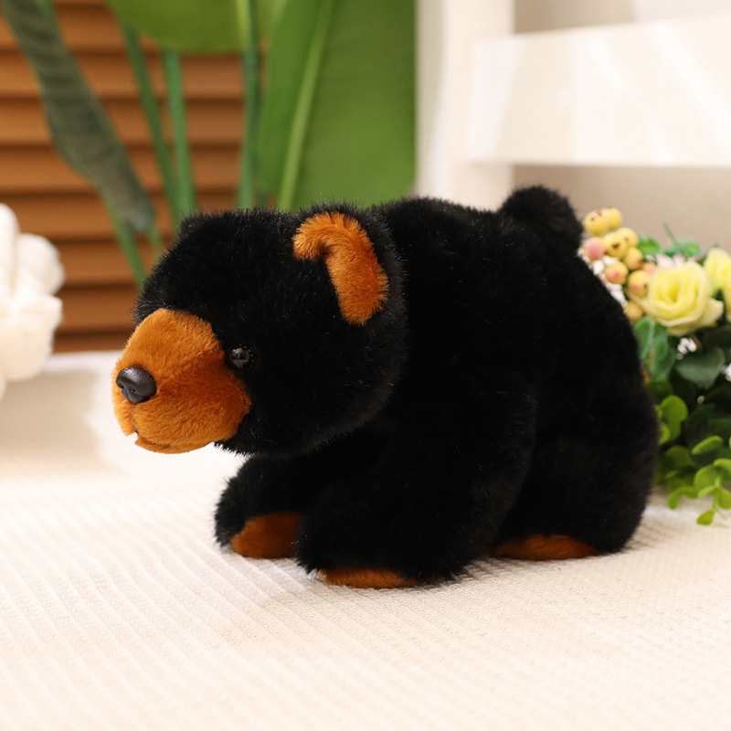 Oso polar de peluche realista transfronterizo, muñeco de oso blanco y oso marrón, muñeco de confort para niños, regalo de cumpleaños.