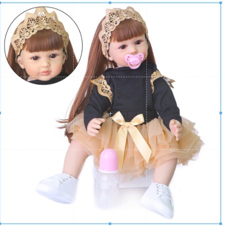NPK simulación muñeca reborn niño Rapunzel deseo AliExpress