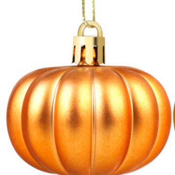 Transfronterizo Halloween Ghost Day calabaza colgante bola de Navidad colgante impresa pintada bola mate 12