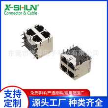 Ӧ˫˫ 90 RJ45 8P8C 2X2  4 PORT  οRJ45ĸ