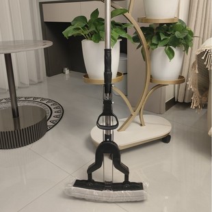 Stainless Steel Flip Flops Cheap Black Folded Mop Lazy Absorbent Mop