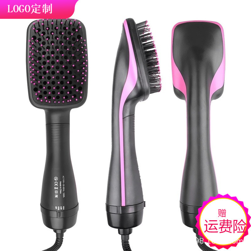 スクエアコーム Amazon 2-in-1 ホットエアコーム ドライ＆ウェット ヘアアイロン マイナスイオン ヘアアイロン 収納式 マイナスイオンヘアアイロン|undefined