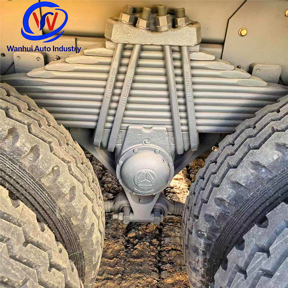 Cross-Border Supply of Refurbished Eight-Wheel Dump Trucks, Sinotruk Howo Engineering Dump Trucks, 6X4 Sand and Gravel Transport Trucks