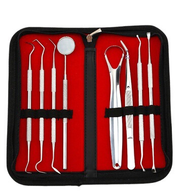 Dental Equipment Department Materials Tools Probe Oral Mirror Care Instruments Stainless Steel Dental Tools 6-piece Set Y