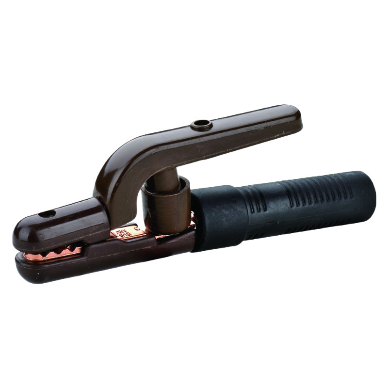 Pinzas de soldadura al por mayor de la fábrica de origen, pinzas de soldadura no calientes, clips de soldadura de diamante negro anticaídas, pinzas de soldadura de grado industrial de 500A. image 19