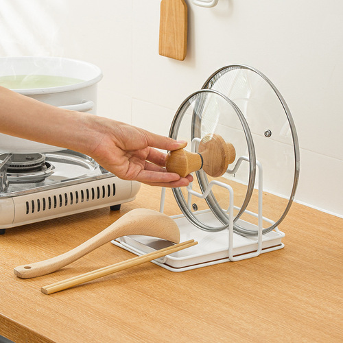 Nachuan sitting pot spatula drain rack rice spoon pad chopstick rack iron pot lid chopping board rack kitchen storage rack