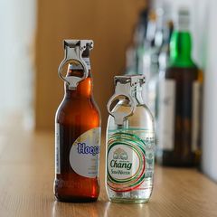 新型ステンレスネット赤栓抜きソーダ水栓サイダービール瓶蓋多機能密封神器