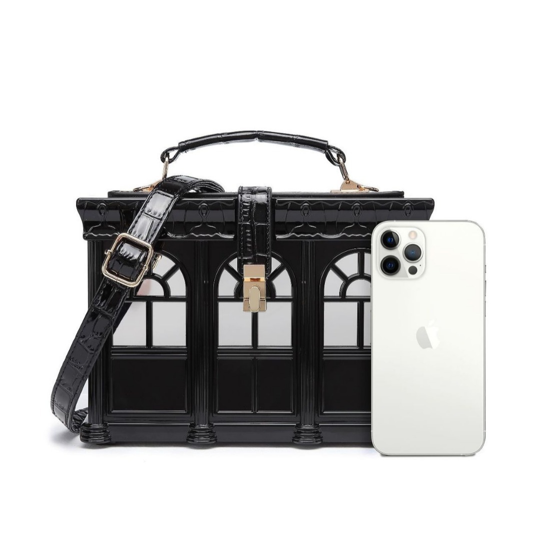Elegante Acryl Box Abendtasche Für Damen Als Umhängetasche_voghion.com