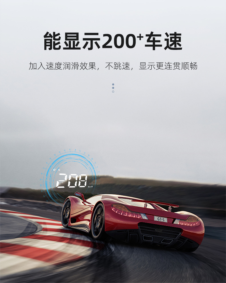 Cross-Border Hud Head-Up Display M1 Car Gps Speed Display High-Definition Multifunctional Instrument Projection Universal Dual-Mode for Cars