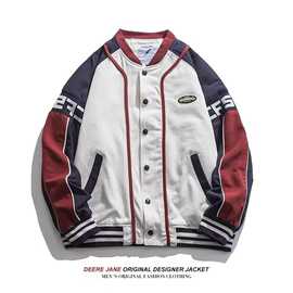 2024春秋痞帅外套男ins高街潮牌港风日系原宿风韩版潮流宽松夹克