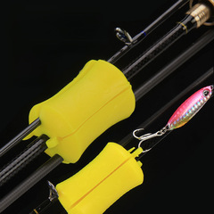 束竿球護竿丸拔杆器多功能路亞束杆器魚竿退杆器插節魚竿收納帶