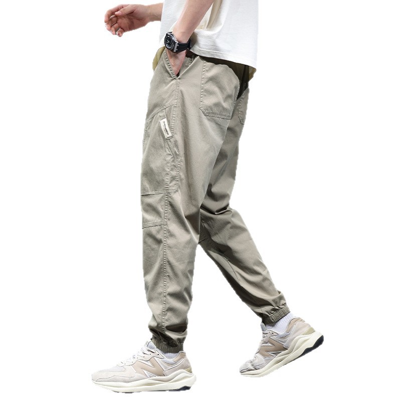 Loose Leg Casual Pants Men's Spring and Summer New Fashionable High Street All-match Trousers Sports Workwear Harlan Pants