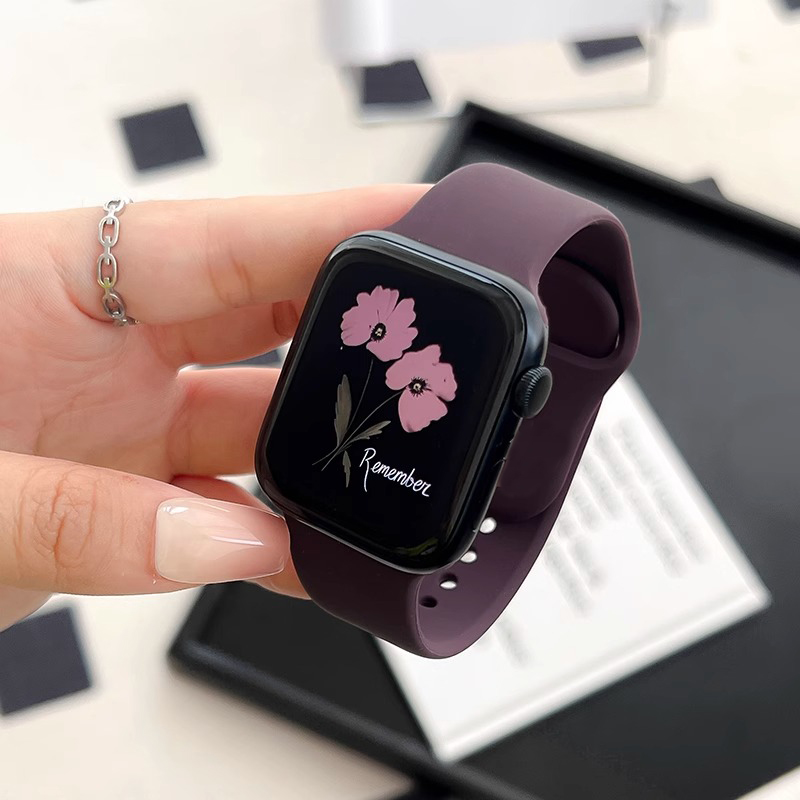 Pedidos para el Festival de Primavera # Correa de silicona compatible con Apple iWatch S10, Apple Watch Ultra 8/7/6/5