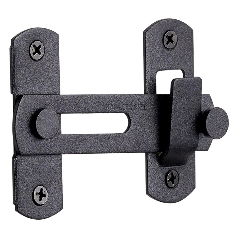 Нержавеющая сталь дверная пряжка для дома дверная защелка амбара для домашних животных дверная клетка замок 90 градусов пряжка раздвижная дверь прямой угол противоугонной блокировки