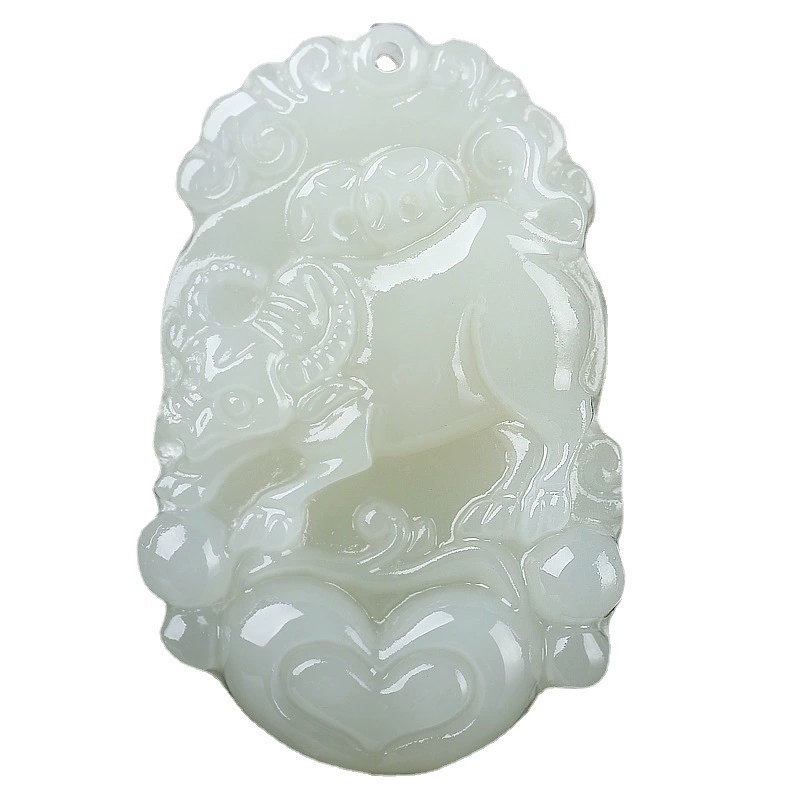 П pendent jade, ожерелье для мужчин и женщин, китайский гороскоп