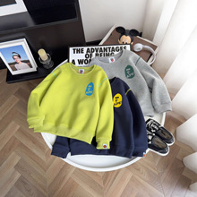 日系男童卫衣冬装2025新款帅气男孩中小儿童冬季长袖上衣童装潮范