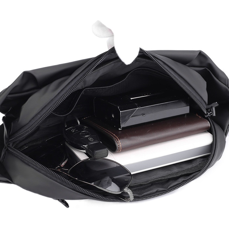 Venta directa de fábrica nueva bolsa de cintura de ocio al aire libre bolsa de mensajero de hombro de los hombres bolsa de pecho impermeable multifuncional