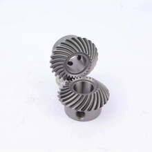 3模直齿螺旋伞齿轮加工 45号钢异形伞齿轮高频淬火传动件大小伞齿