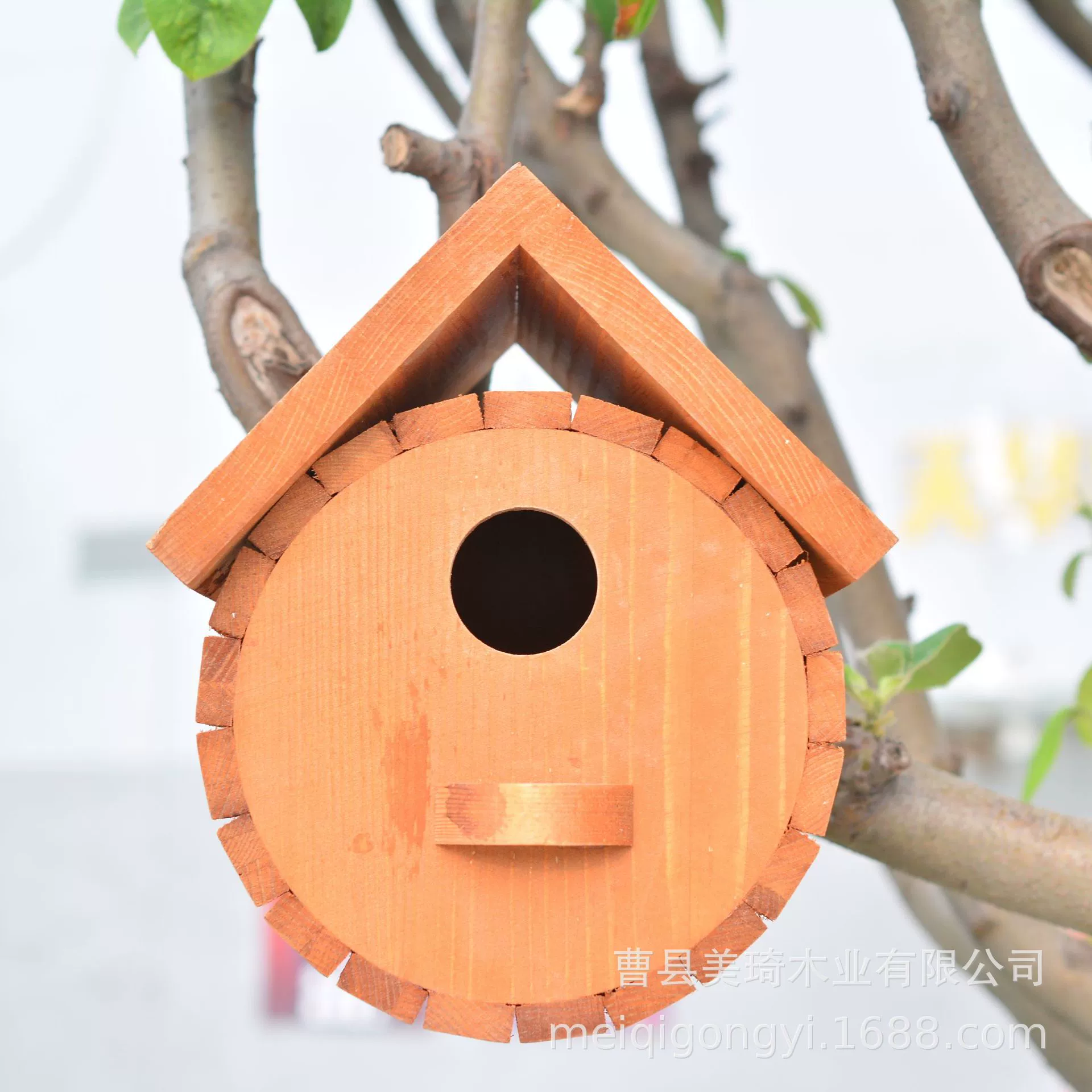 Птичья клетка из цельного дерева Птичье гнездо Птичье гнездо