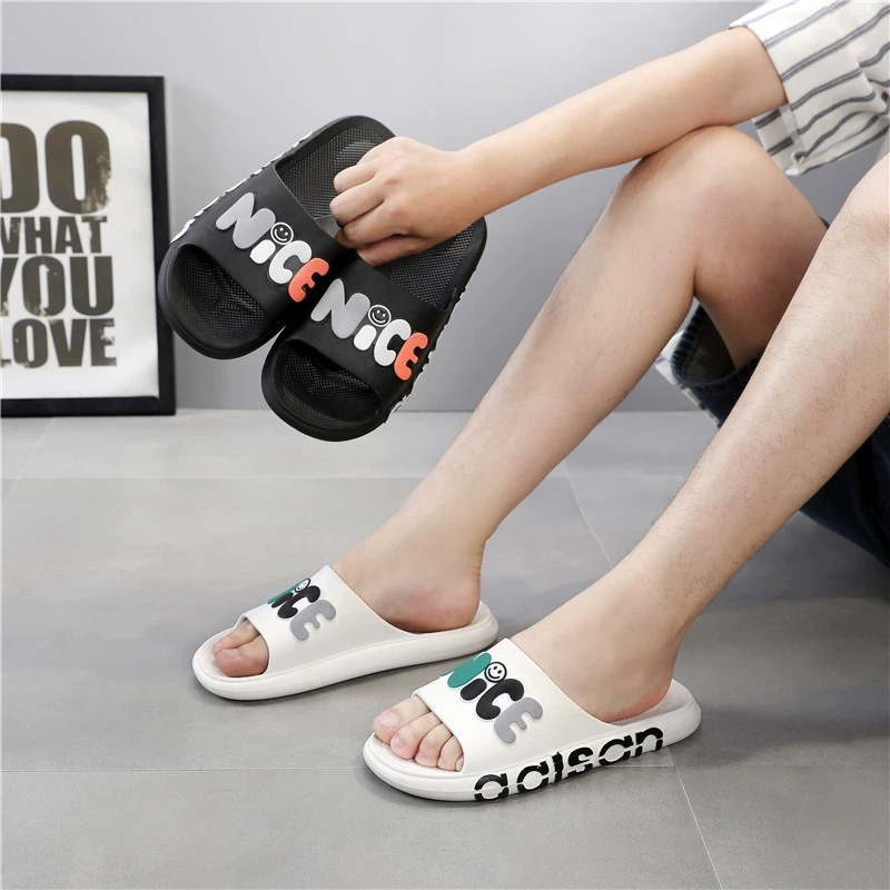 Мужские тапочки без шнурков, летняя верхняя одежда, 2023 Новые Домашние Нескользящие не воняют ноги, спортивные тапочки для мужчин
