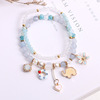 Summer fresh cute crystal bracelet, jewelry, simple and elegant design, Birthday gift