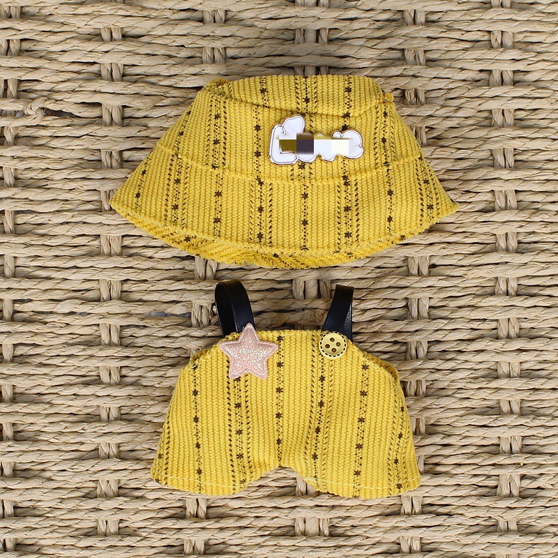 Aplicable a 17cm123 generación de ropa de tela de peluche muñeca ropa casual sombrero conjunto de sombrero al por mayor
