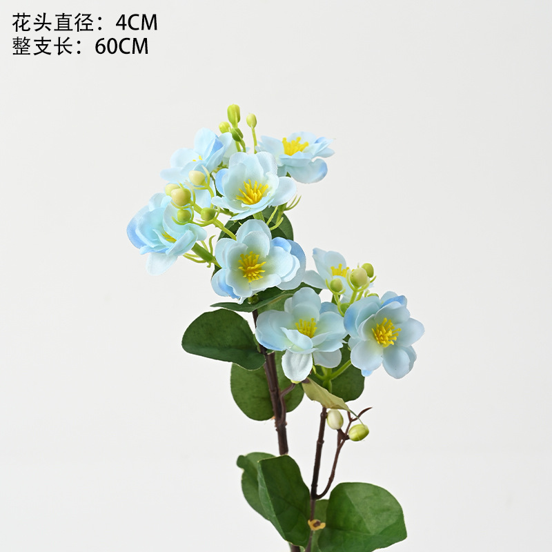 Cubo de bendición de Año Nuevo, cubo de abrazos, cubo de flores, granada artificial, acebo, hojas doradas, cubo de flores de bendición de Año Nuevo, materiales DIY, fruta de la fortuna.