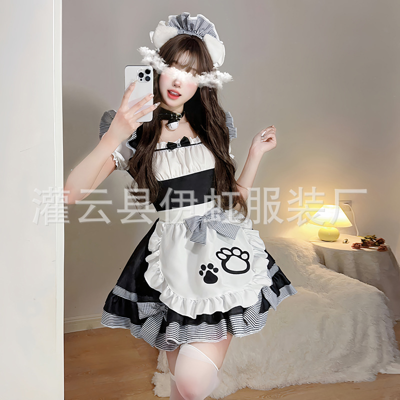 Maid costume cos cute maid cat plus size girl lolita dress lolita cosplay clothing