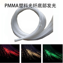 批发1mmPMMA塑料光纤底部导光LED灯带车内顶棚营造星空顶光纤丝